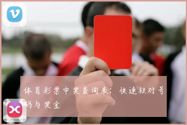 体育彩票中奖查询表：快速核对号码与奖金